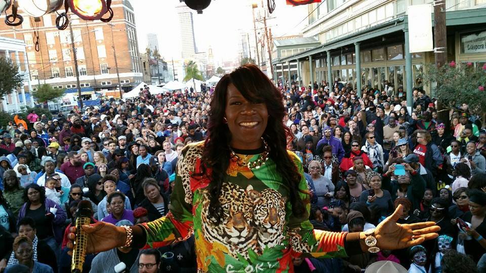 From the stage at Central City Fest in New Orleans